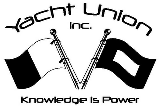 YACHT UNION INC. KNOWLEDGE IS POWER logo