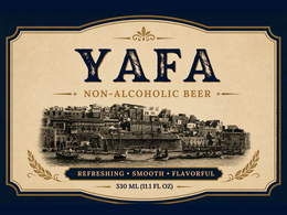 YAFA NON-ALCOHOLIC BEER REFRESHING · SMOOTH · FLAVORFUL 330 ML (11.1 FL OZ) logo