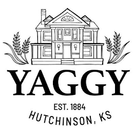 YAGGY EST. 1884 HUTCHINSON, KS logo