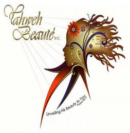 YAHWEH BEAUTE' INC. UNVEILING HIS BEAUTY IN YOU PSALM 90:17 logo