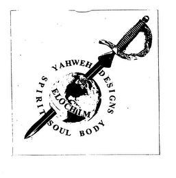 YAHWEH DESIGNS SPIRIT SOUL BODY logo