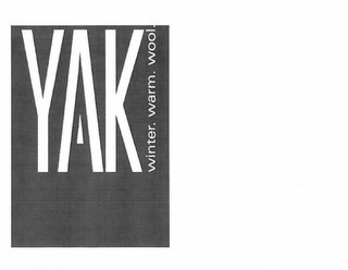 YAK WINTER. WARM. WOOL. logo