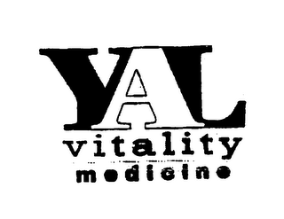 YAL VITALITY MEDICINE logo