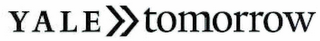 YALE >> TOMORROW logo