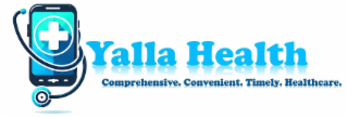 YALLA HEALTH COMPREHENSIVE. CONVENIENT. TIMELY. HEALTHCARE. logo