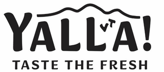 YALLA! TASTE THE FRESH VT logo