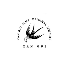 YAN GUI YAN GUI OLNY ORIGINAL JEWELRY logo