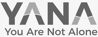 YANA YOU ARE NOT ALONE logo
