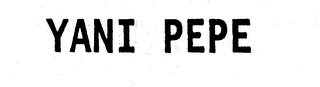 YANI PEPE logo