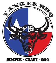 YANKEE BBQ SIMPLE CRAFT BBQ logo
