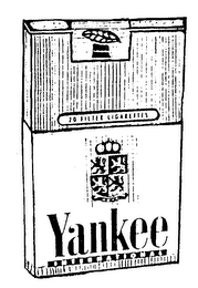 YANKEE INTERNATIONAL 20 FILTER CIGARETTES logo