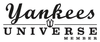 YANKEES YU UNIVERSE MEMBER logo