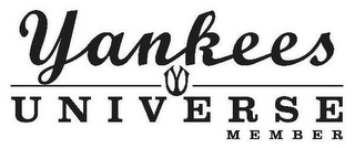 YANKEES YU UNIVERSE MEMBER logo