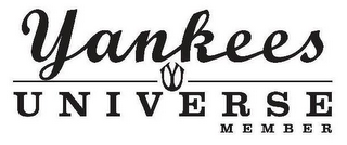 YANKEES YU UNIVERSE MEMBER logo