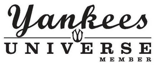 YANKEES YU UNIVERSE MEMBER logo