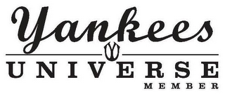 YANKEES YU UNIVERSE MEMBER logo