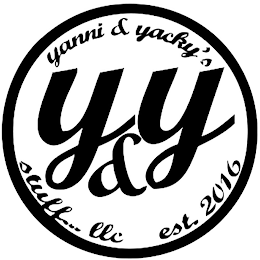 YANNI & YACKY'S Y&Y STUFF... LLC EST. 2016 logo