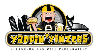 YAPPIN' YINZERS PITTSBURGHERS WITH PERSONALITY logo