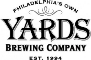 YARDS BREWING COMPANY PHILADELPHIA'S OWN EST. 1994 logo