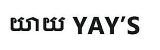 YAY'S logo