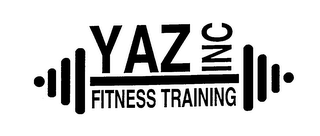 YAZ INC FITNESS TRAINING logo