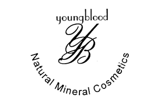 YB YOUNGBLOOD NATURAL MINERAL COSMETIC logo