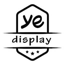 YE DISPLAY logo