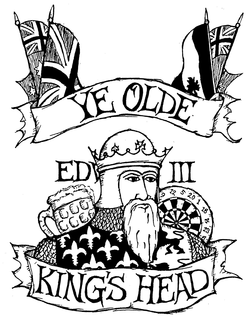 YE OLDE KING'S HEAD ED III logo