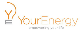 YE YOUR ENERGY EMPOWERING YOUR LIFE logo