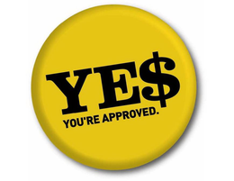 YE$ YOU'RE APPROVED. logo