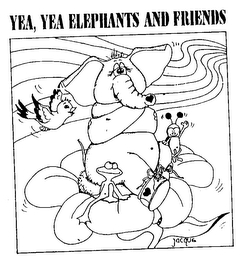 YEA, YEA ELEPHANTS AND FRIENDS logo
