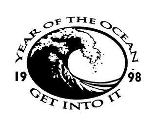 YEAR OF THE OCEAN GET INTO IT 1998 logo