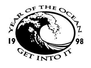 YEAR OF THE OCEAN GET INTO IT 1998 logo