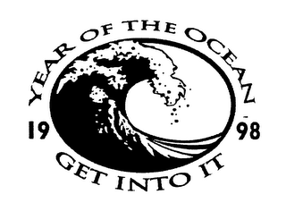 YEAR OF THE OCEAN GET INTO IT 1998 logo