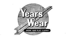 YEARS WEAR WORK AND PLAY CLOTHES logo