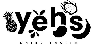 YEHS DRIED FRUITS logo