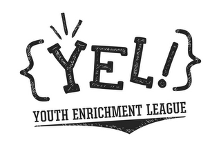 {YEL!} YOUTH ENRICHMENT LEAGUE logo
