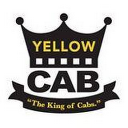 YELLOW CAB "THE KING OF CABS." logo
