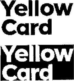 YELLOW CARD YELLOW CARD logo