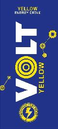 YELLOW ENERGY DRINK VOLT YELLOW VITAMINAS B2, B3, B5, B6, B12 logo