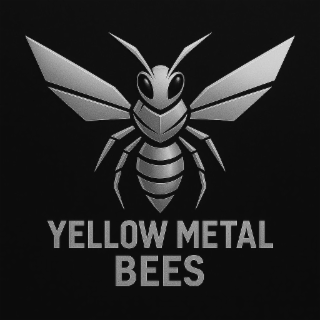 YELLOW METAL BEES logo