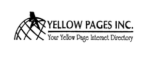 YELLOW PAGES INC.  YOUR YELLOW PAGE INTERNET DIRECTORY logo