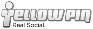 YELLOW PIN REAL SOCIAL. logo