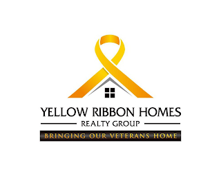 YELLOW RIBBON HOMES REALTY GROUP BRINGING OUR VETERANS HOME logo