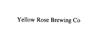 YELLOW ROSE BREWING CO logo