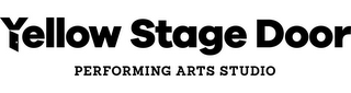 YELLOW STAGE DOOR PERFORMING ARTS STUDIO logo