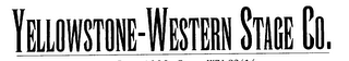 YELLOWSTONE-WESTERN STAGE CO. logo