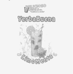 YERBABUENA DELICIOSO DRINKS CO. LIMOMENTA "TRADITION IN A BOTTLE" logo