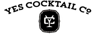YES COCKTAIL CO YC logo