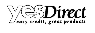 YES DIRECT EASY CREDIT, GREAT PRODUCTS logo